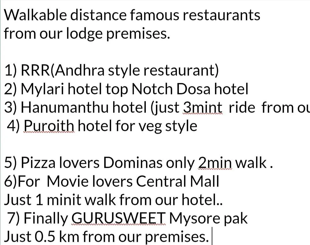 ***  Deepak Residency Walkable Distance From Ksrtc Busstand Hotell Mysore Indien